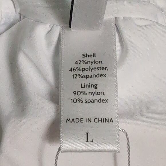 Andie Cove Top Pool Blue Gingham Plaid Swimwear Bathing Suit Separates L New - Picture 5 of 8